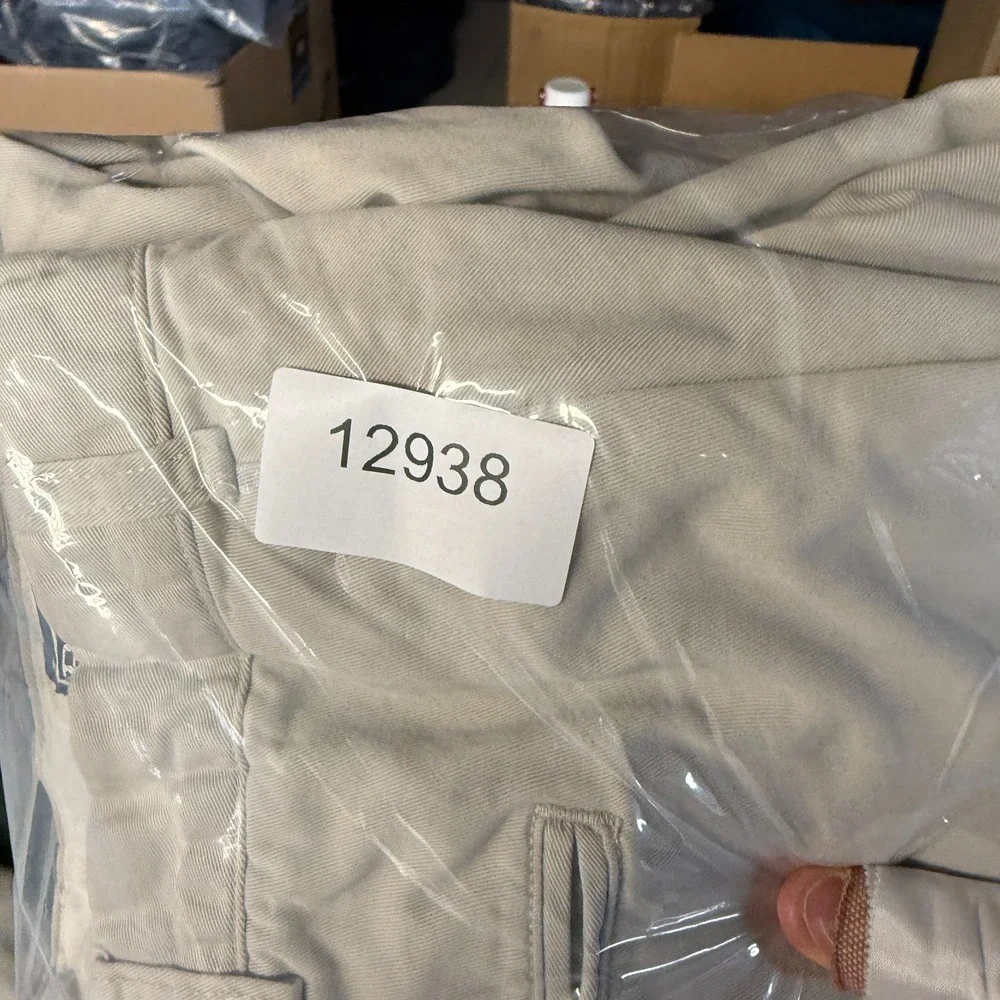 VTG Polo Ralph Lauren Pants Men 38x30 (35x28) Light Beige Prospect Chino Trouser